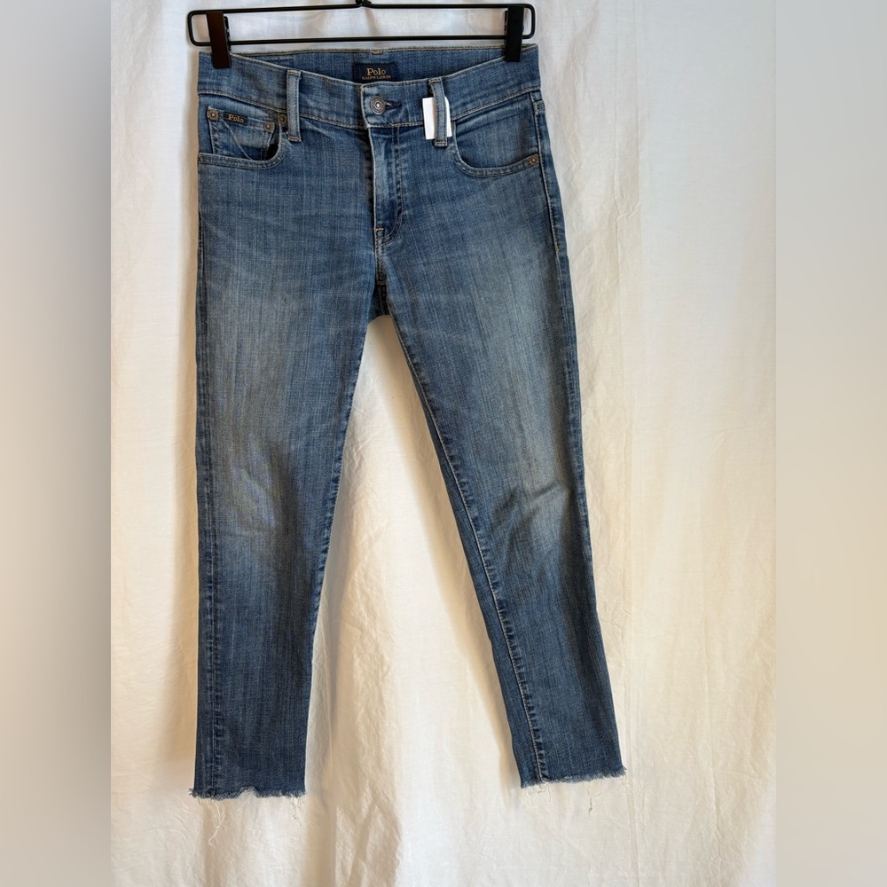 Polo Ralph Lauren Jeans Tompkins Skinny Crop Light Blue Women’s W25